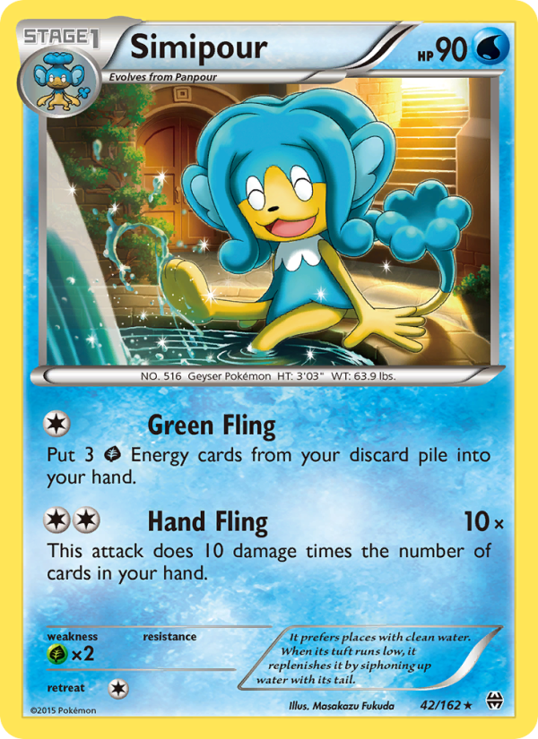 Simipour - Pokémon TCG Card