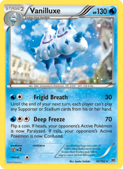 Vanilluxe - pokemon TCG Card