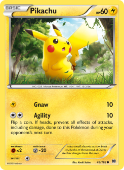 Pikachu - pokemon TCG Card