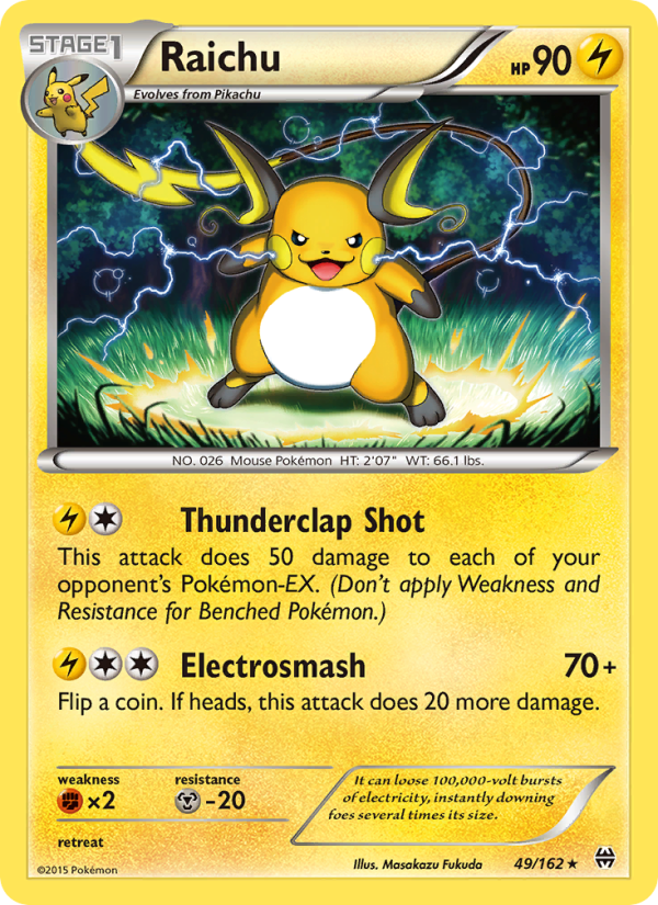 Raichu - Pokémon TCG Card