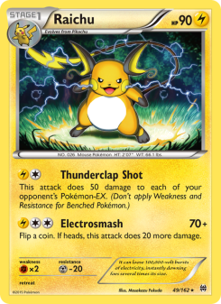 Raichu - pokemon TCG Card