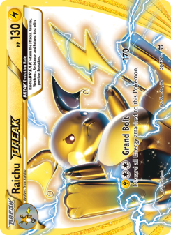 Raichu BREAK - pokemon TCG Card
