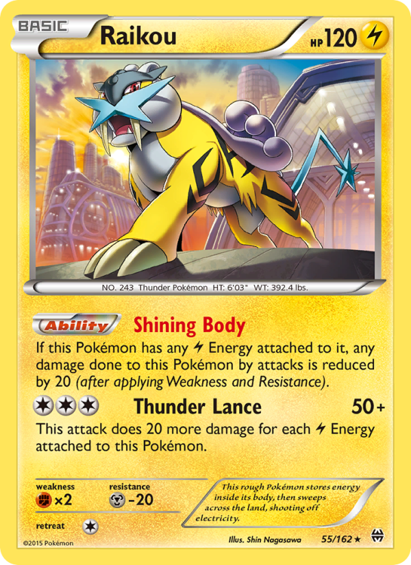 Raikou - Pokémon TCG Card