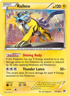 Raikou - pokemon TCG Card