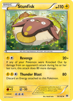 Stunfisk - pokemon TCG Card