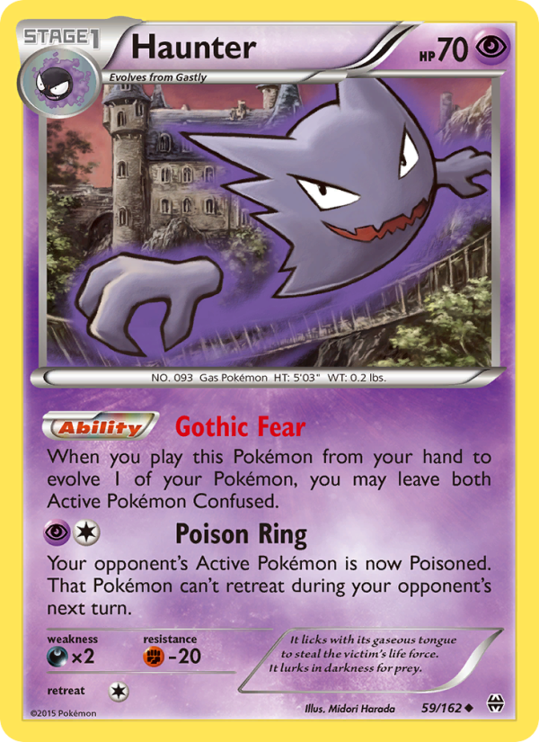 Haunter - Pokémon TCG Card