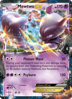 Mewtwo EX - pokemon TCG Card