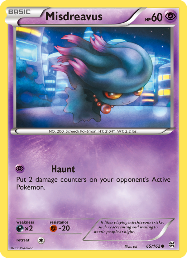 Misdreavus - Pokémon TCG Card