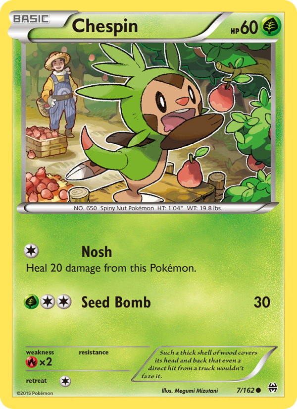 Chespin - Pokémon TCG Card