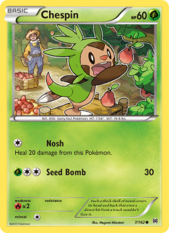 Chespin - pokemon TCG Card