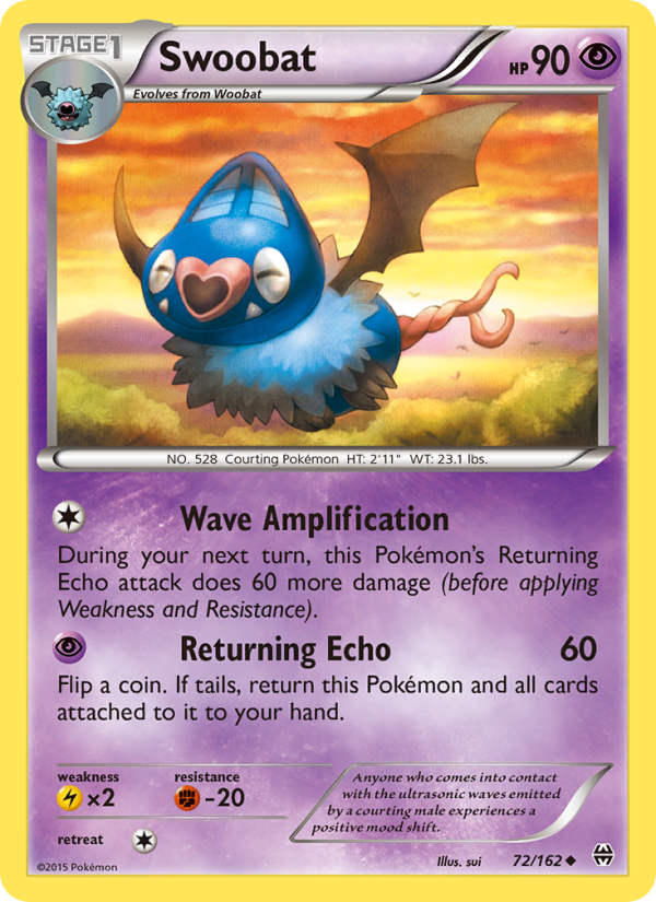 Swoobat - Pokémon TCG Card