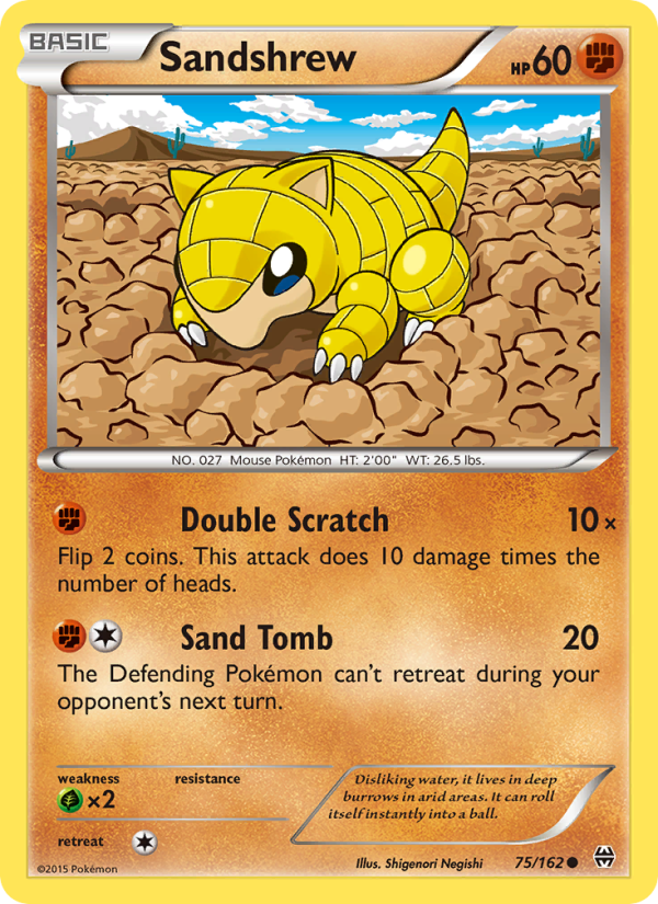 Sandshrew - Pokémon TCG Card