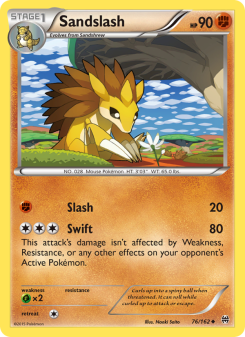 Sandslash - pokemon TCG Card