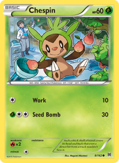 Chespin - pokemon TCG Card