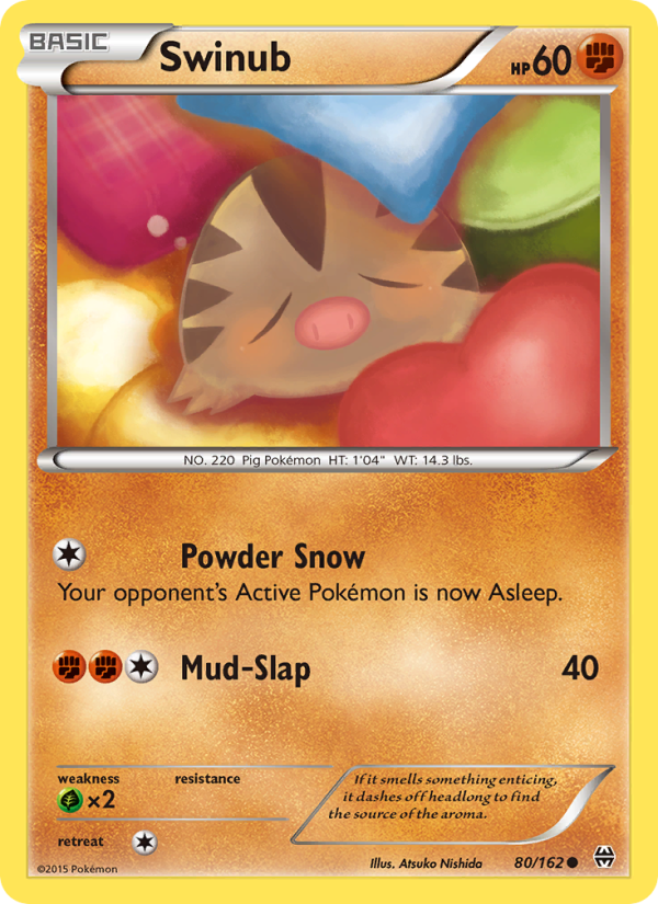 Swinub - Pokémon TCG Card