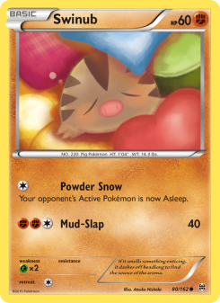Swinub - pokemon TCG Card