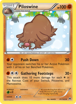 Piloswine - pokemon TCG Card