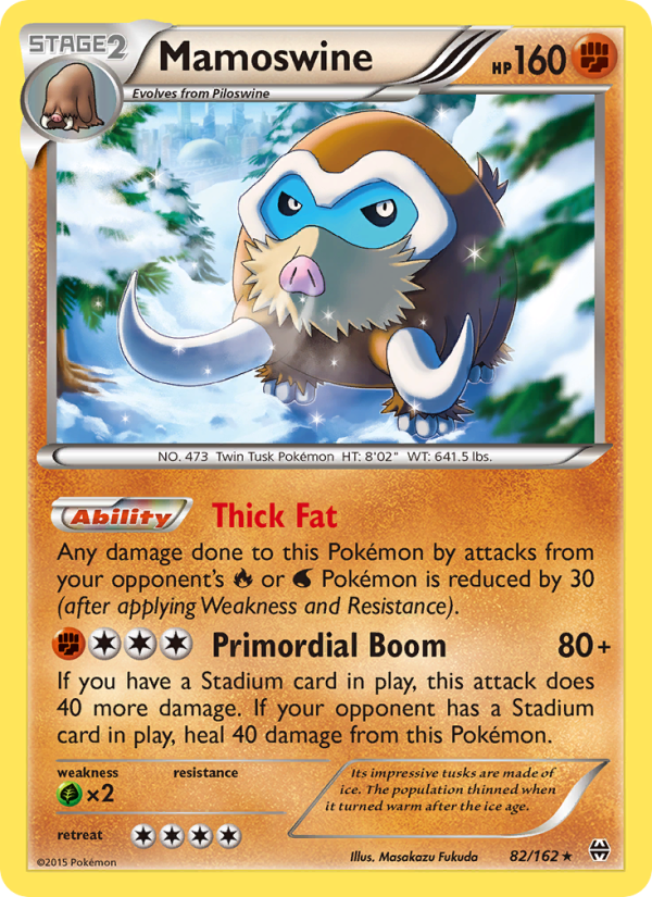 Mamoswine - Pokémon TCG Card