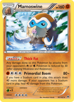 Mamoswine - pokemon TCG Card