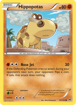 Hippopotas - pokemon TCG Card
