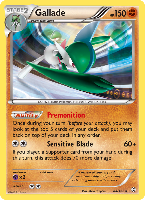 Gallade - Pokémon TCG Card