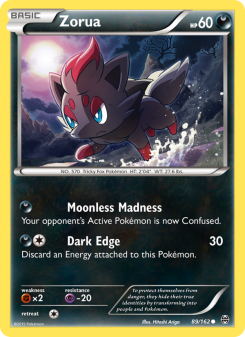Zorua - pokemon TCG Card