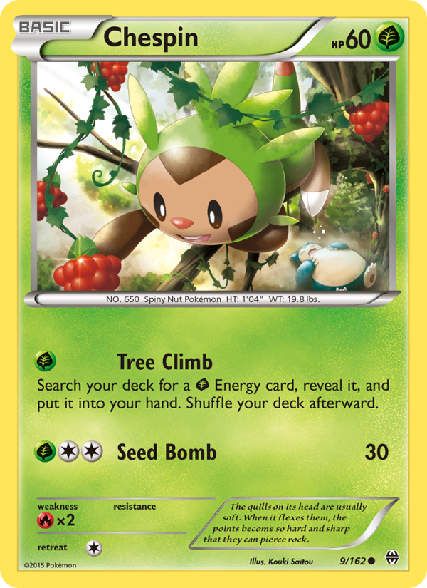Chespin - Pokémon TCG Card