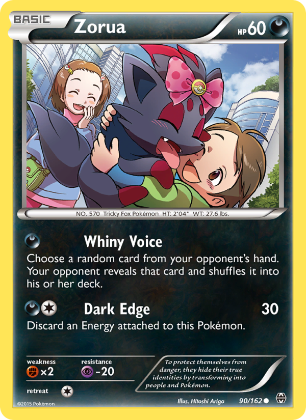 Zorua - Pokémon TCG Card