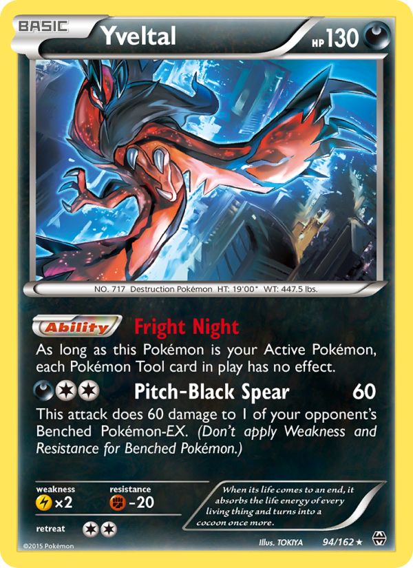 Yveltal - Pokémon TCG Card