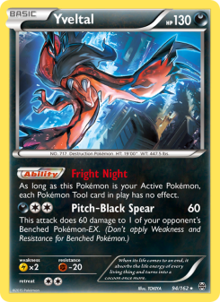 Yveltal - pokemon TCG Card