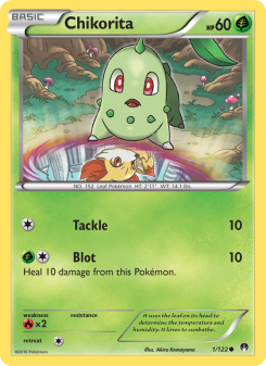 Chikorita - pokemon TCG Card