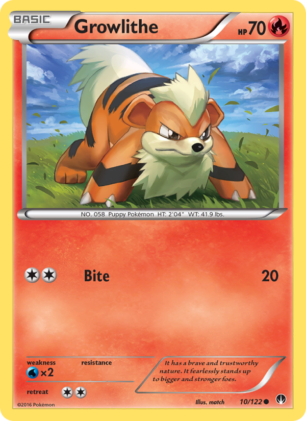 Growlithe - Pokémon TCG Card