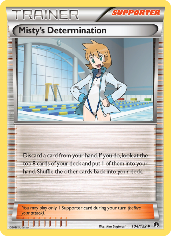 Misty's Determination - Pokémon TCG Card