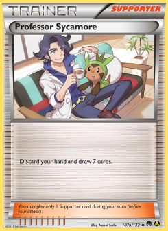 Professor Sycamore - pokemon TCG Card