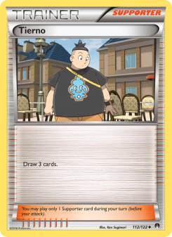 Tierno - pokemon TCG Card