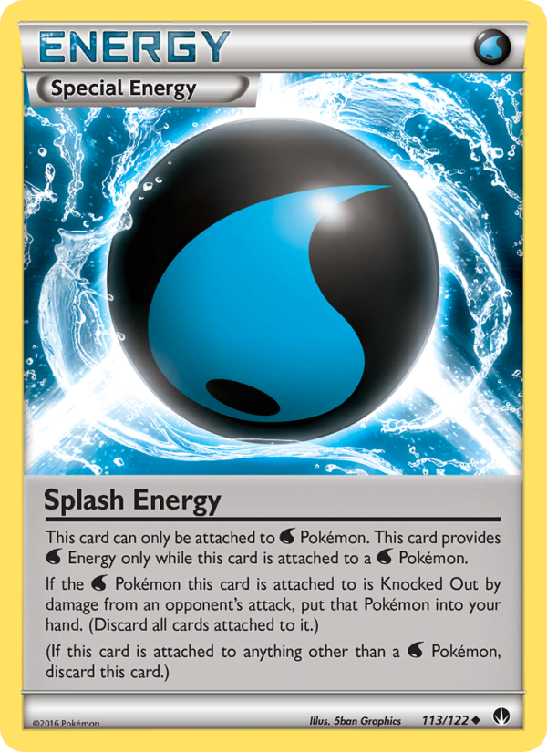 Splash Energy - Pokémon TCG Card