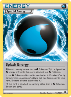 Splash Energy - pokemon TCG Card