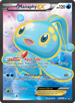 Manaphy EX - pokemon TCG Card
