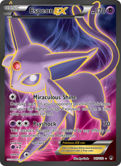 Espeon EX - pokemon TCG Card