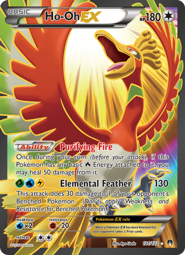 Ho-Oh EX - Pokémon TCG Card