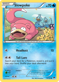 Slowpoke - pokemon TCG Card