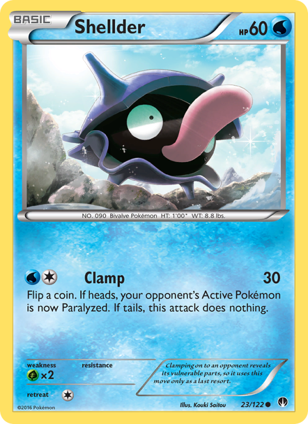 Shellder - Pokémon TCG Card
