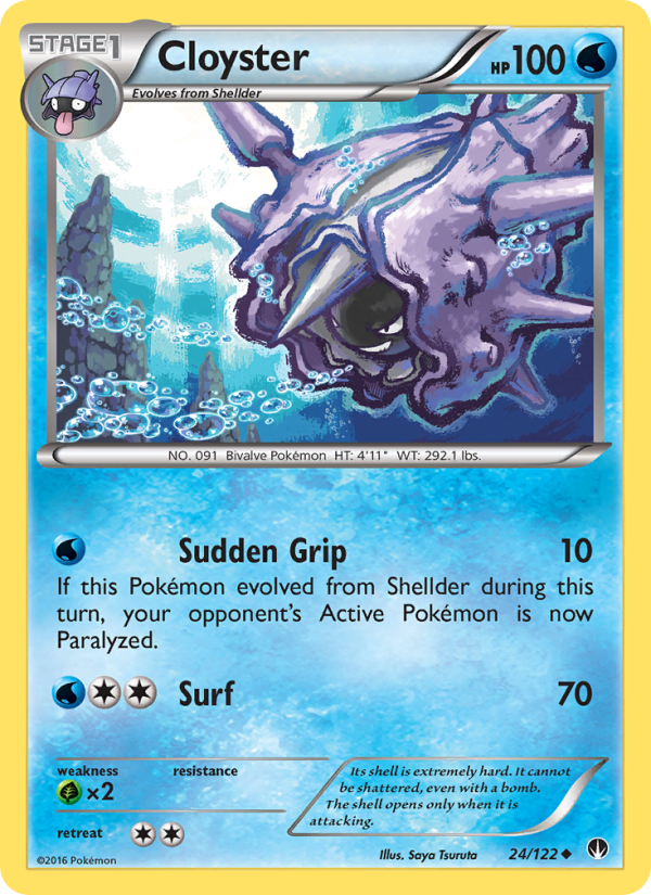 Cloyster - Pokémon TCG Card