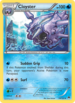 Cloyster - pokemon TCG Card