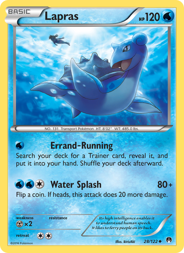 Lapras - Pokémon TCG Card