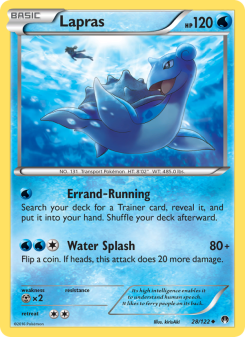 Lapras - pokemon TCG Card
