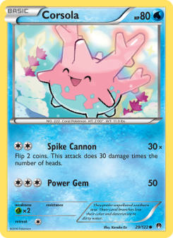Corsola - pokemon TCG Card