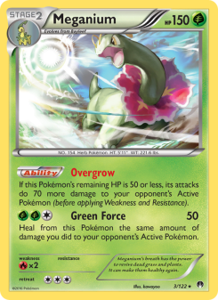 Meganium - pokemon TCG Card