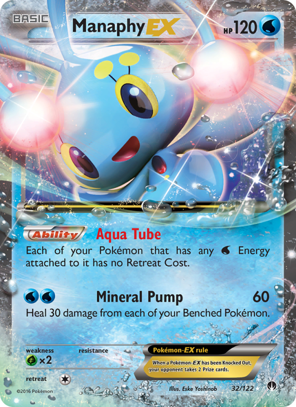 Manaphy EX - Pokémon TCG Card