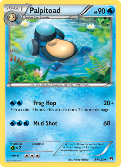 Palpitoad - pokemon TCG Card